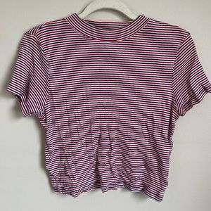 Levi’s Striped Crop Top